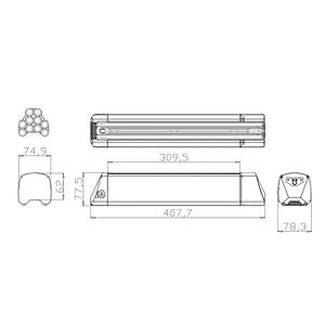 DZ-053 electric bike battery lithium battery 18650 battery