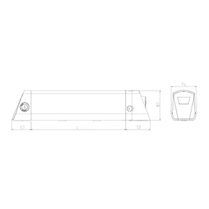 DZ-114 electric bike battery lithium battery 18650 battery