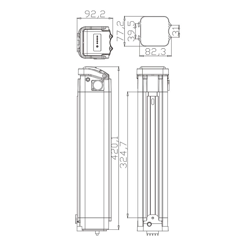 DZ-086 electric bike battery lithium battery 18650 battery