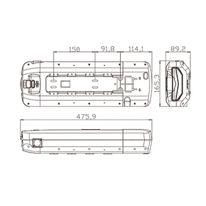 DZ-030 electric bike battery lithium battery 18650 battery