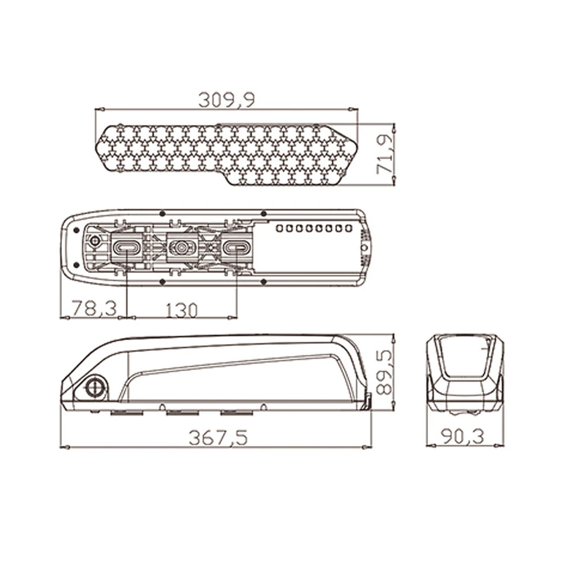 DZ-039 electric bike battery lithium battery 18650 battery