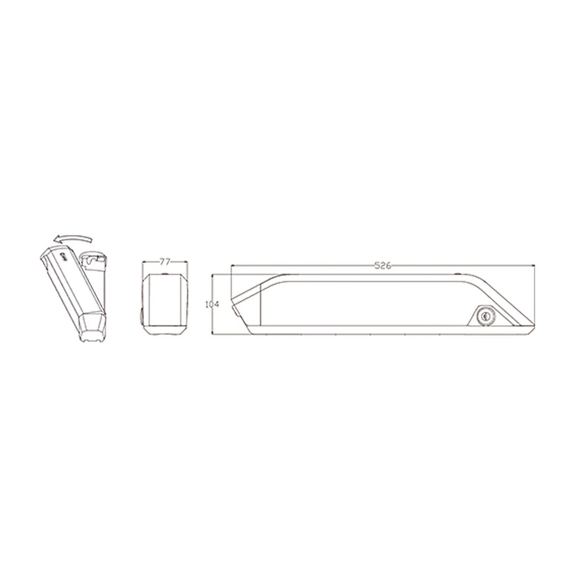 DZ-098 electric bike battery lithium battery 18650 battery