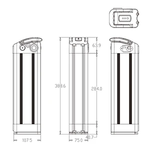 DZ-082 electric bike battery lithium battery 18650 battery