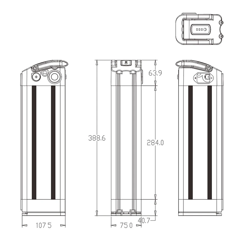 DZ-082 electric bike battery lithium battery 18650 battery