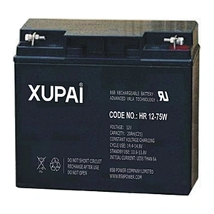 How much HR12-75W lead-acid backup battery bank dc power supply