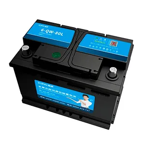 XUPAI 6-QW-80L(58043-L) car starter sealed battery deep cycle 12V 80Ah