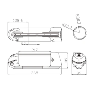 DZ-048 electric bike battery lithium battery 18650 battery