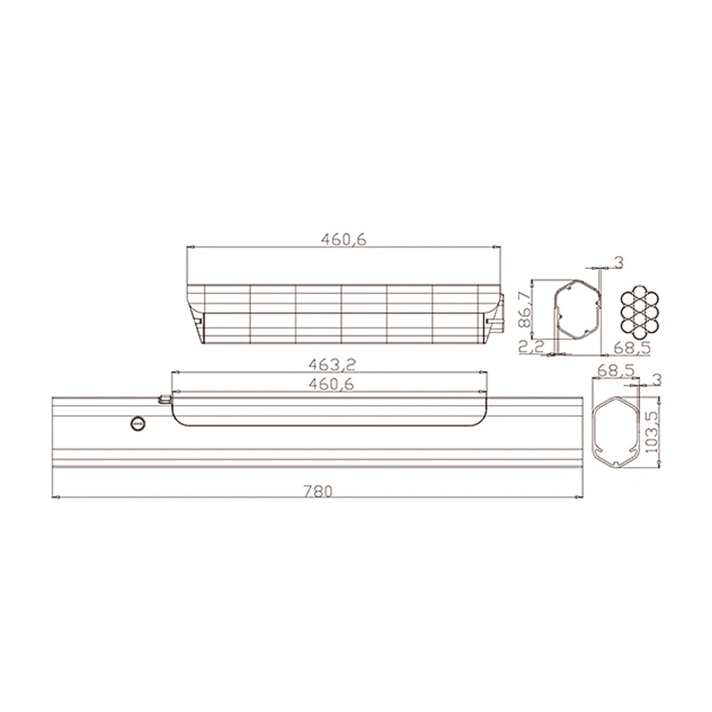 DZ-023 electric bike battery lithium battery 18650 battery