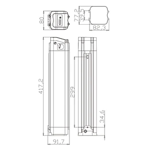 DZ-087 electric bike battery lithium battery 18650 battery