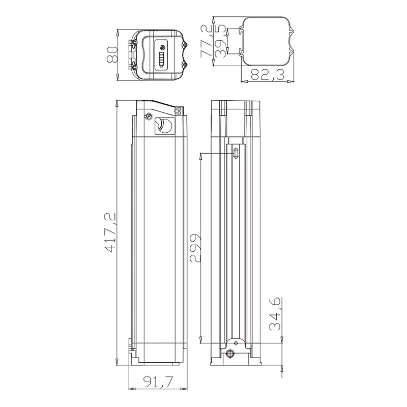 DZ-087 electric bike battery lithium battery 18650 battery