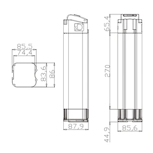 DZ-085 electric bike battery lithium battery 18650 battery