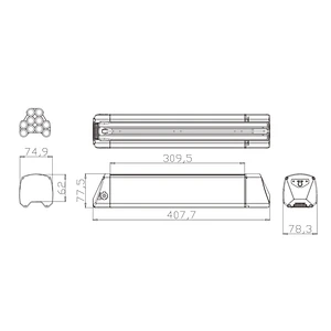 DZ-054 electric bike battery lithium battery 18650 battery