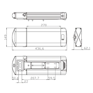 DZ-074 electric bike battery lithium battery 18650 battery