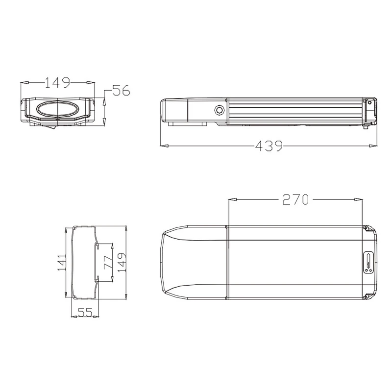 DZ-063 electric bike battery lithium battery 18650 battery