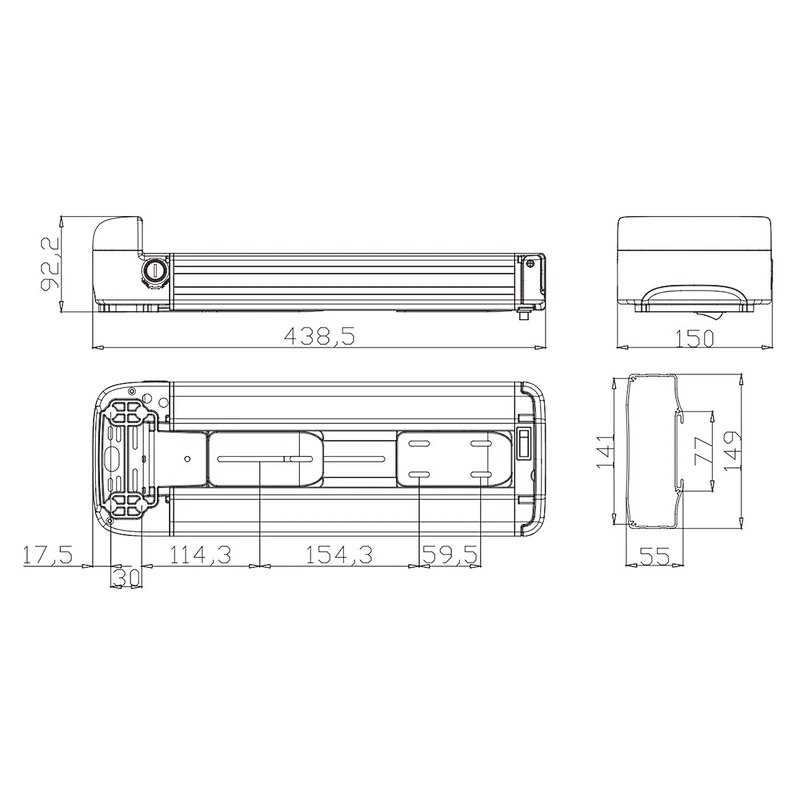 DZ-062 electric bike battery lithium battery 18650 battery