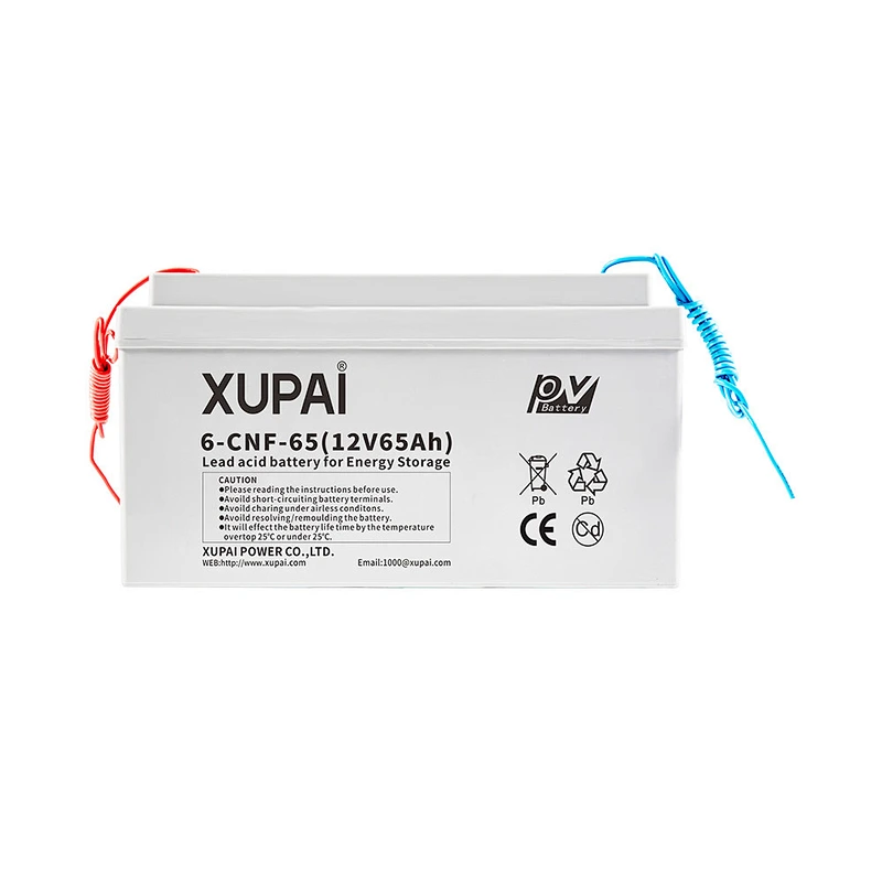 Long Life 6-CNF-65 wind solar battery storage 12V 65Ah lead acid battery pack with low price