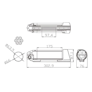 DZ-049 electric bike battery lithium battery 18650 battery