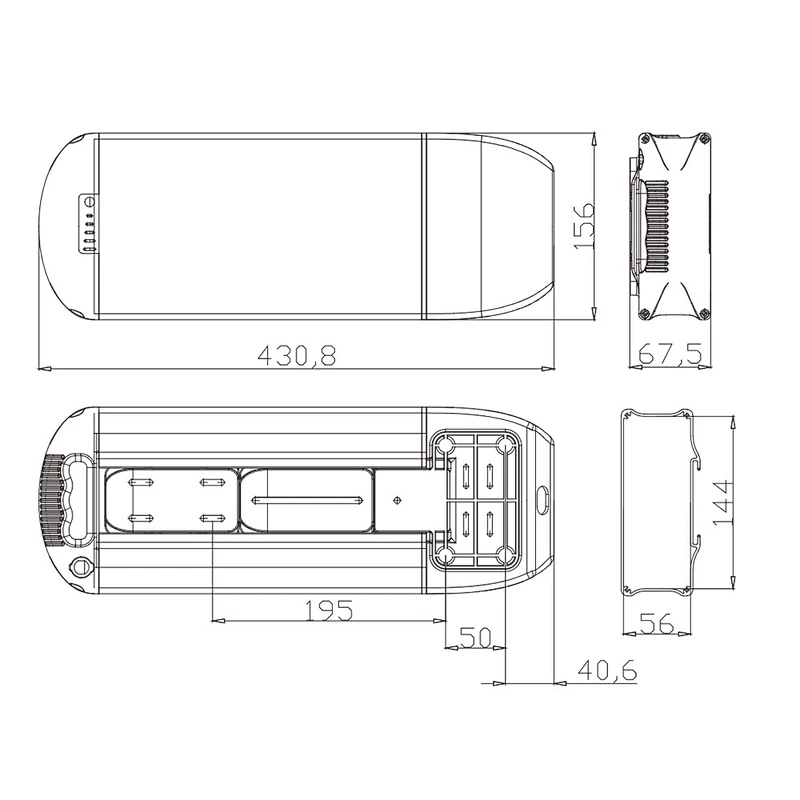 DZ-061 electric bike battery lithium battery 18650 battery