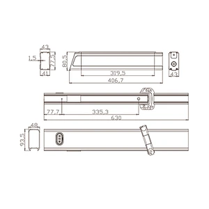 DZ-031 electric bike battery lithium battery 18650 battery