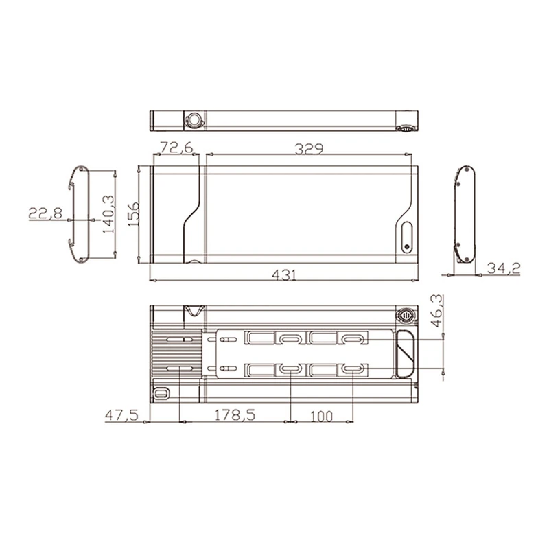 DZ-041 electric bike battery lithium battery 18650 battery
