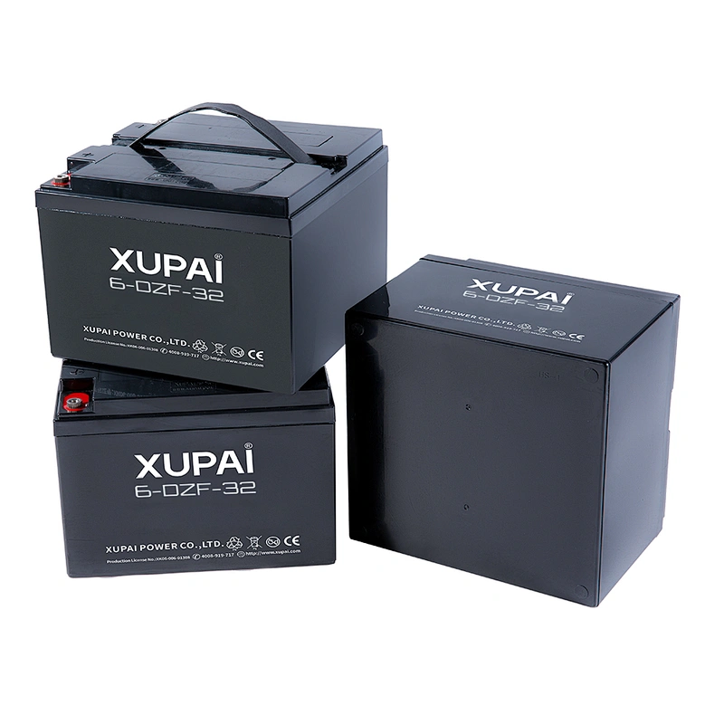 Professional 12V 32Ah 6-DZM-32 electric bike scooter rechargeable lead acid battery pack