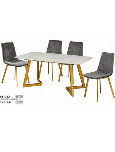 White Modern Dining table Dining room Furniture