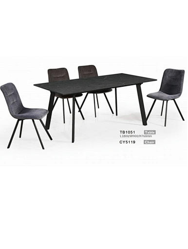 dining room marble table