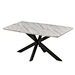 Dining table White Dining table Furniture Marble