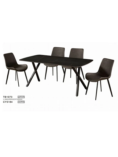 black dining table modern dining table dining room furniture