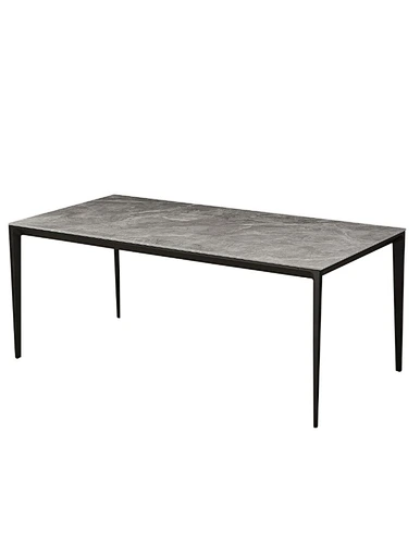 Dining Table Modern Furniture Rectangle Dining Table Marbling Grey