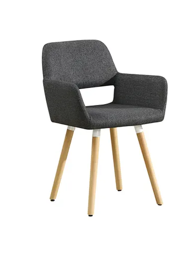 modern fabric dining armchair