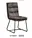 modern yellow fabric dining chair