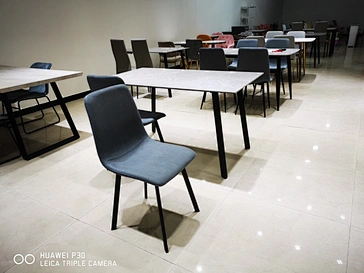 Modern Simple Fabric Upholstered Dining Chair