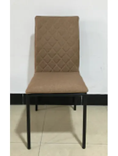 modern grey fabric dining chair