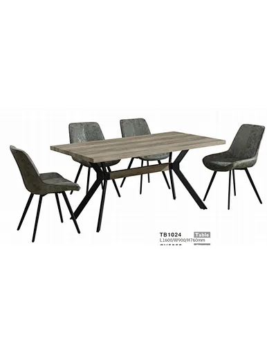Dining Table Dining room Furniture Modern Brown Grey Dining Table