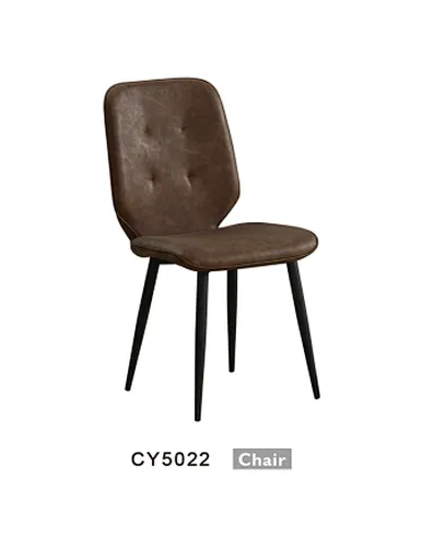 modern grey fabric dining chair