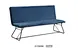 Nordic Modern Fabric Iron Living room Entry Lux Back Bench Sofa Bar chair