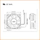 12 volt dc brushless computer cooling fan