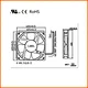 12 volt dc brushless computer cooling fan