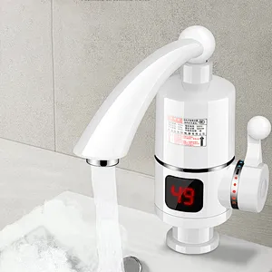 LED Digital Display 220V 110V Instant Tankless House Water Heater Heating Electric Faucet Tap