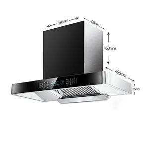 Restaurant Equipment Kitchen Hood, Stainless Steel Kitchen Smoke Filter Range Hood Restaurant