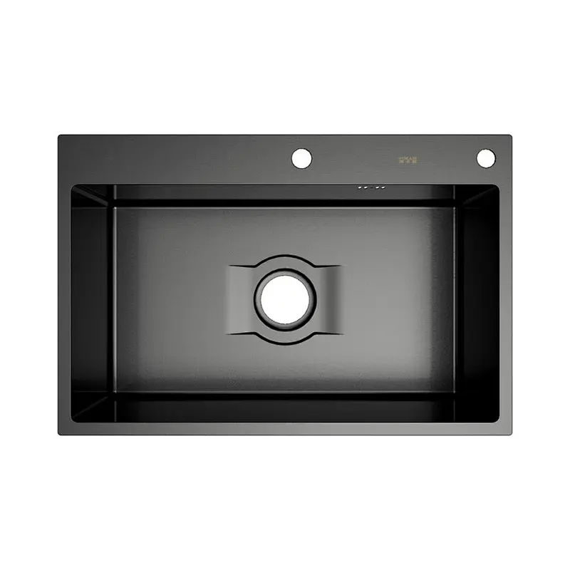 Factory Price Handmade Stainless Steel Kitchen Nano Black Sink