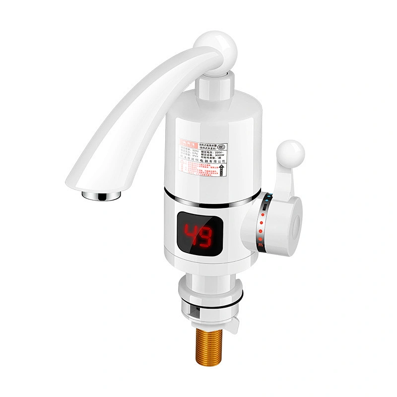 LED Digital Display 220V 110V Instant Tankless House Water Heater Heating Electric Faucet Tap