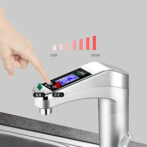 bathroom instant electric hot water heater kitchen faucet sink water tap