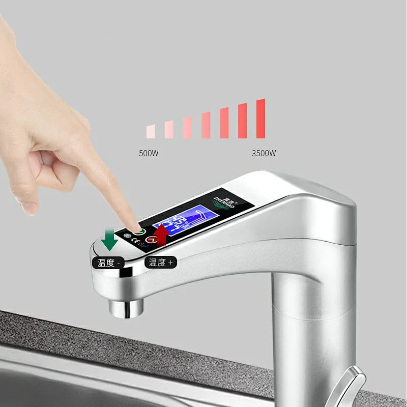 bathroom instant electric hot water heater kitchen faucet sink water tap
