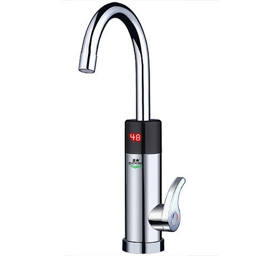 Electric Hot Water Heater Faucet Kitchen Instant Heating Tap Water Heater with LED EU Plug