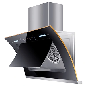 Kitchen Exhaust Hood 800mm Household Range Hood Stainless Steel Smoke Exhaust Side suction Kitchen Hood