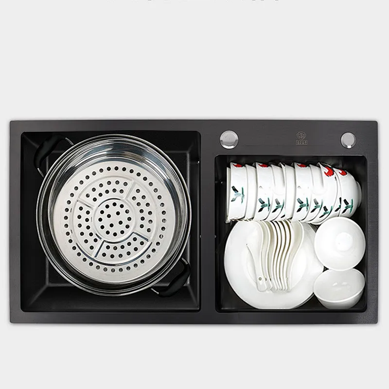 Commercial Kitchen Rectangle Sink Nano Black Kitchen Sink