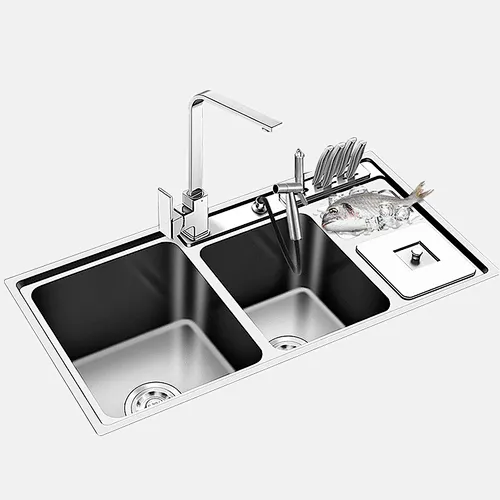 Nano Silvery Handmade Size Stainless Kitchen Nano sink