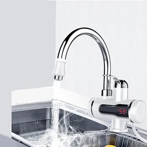 Basin Hot Faucet Water tap Mixer Sink Instantaneous Cold Heating Kitchen Faucet Digital Electric Water Heater